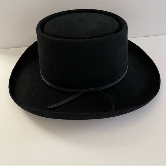 RESISTOL The Dealer Self Conforming Beaver Western Cowboy Hat 6 3/4 Mens/Womens - Picture 3 of 11